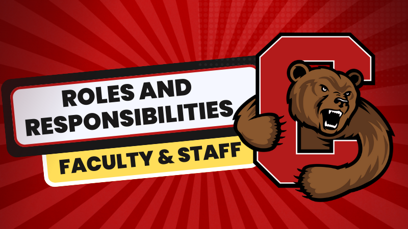 Roles &amp; Responsibilities - FACULTY &amp; STAFF